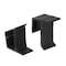 Prime-Line Screen Frame Holder, Top and Bottom, Black, Vinyl (2 Sets) L 5799 - alternate 1